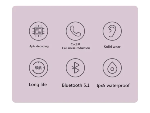 Écouteurs sans fil Bluetooth Air Pro 6 TWS – Image 22