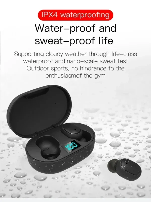 Écouteurs sans fil Bluetooth TWS E6S Fone – Image 16