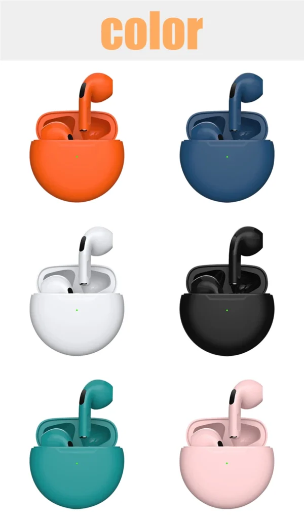 Écouteurs sans fil Bluetooth Air Pro 6 TWS – Image 31