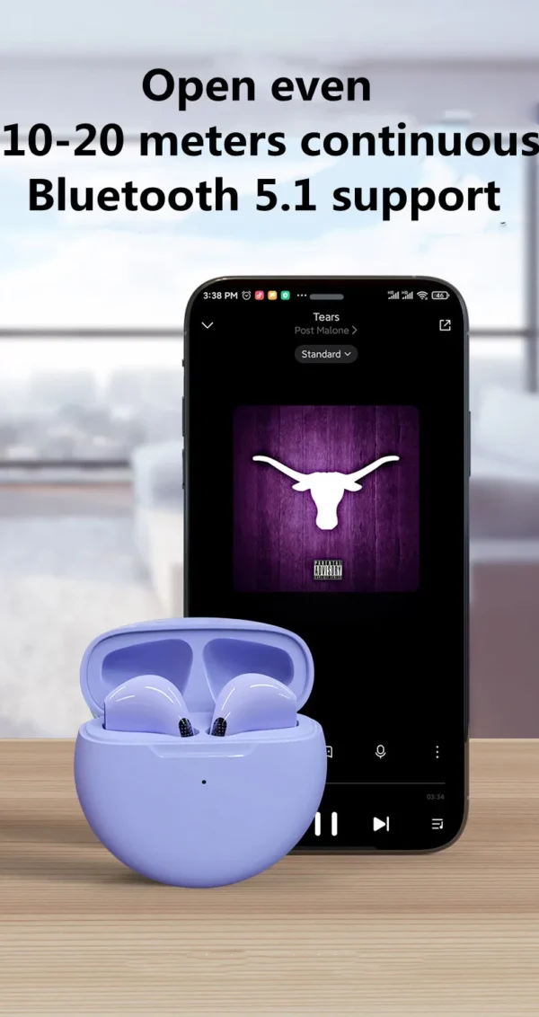 Écouteurs sans fil Bluetooth Air Pro 6 TWS – Image 13